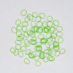 3200 Pcs Elastic Rubber Bands Small Hair Ties Hair Rubber Mini Hair Bands Hair Elastics Tiny Soft Holder Ponytails for Girls (Olive Green)