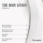Nécessaire The Body Lotion with Pump – Olibanum Scented Body Moisturizer with Peptides, Niacinamide, Vitamins C/E & Omega 6/9 – Firming Daily Hydration – Dermatologist-Tested, Vegan – 15.2 oz