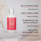 Kerotin Leave-in Conditioner - Curl and Wavy Hair - Detangler, Moisturizing and Anti-Frizz, Approved Cream with Argan Oil | Free of Sulfate and Artificial Fragrances.