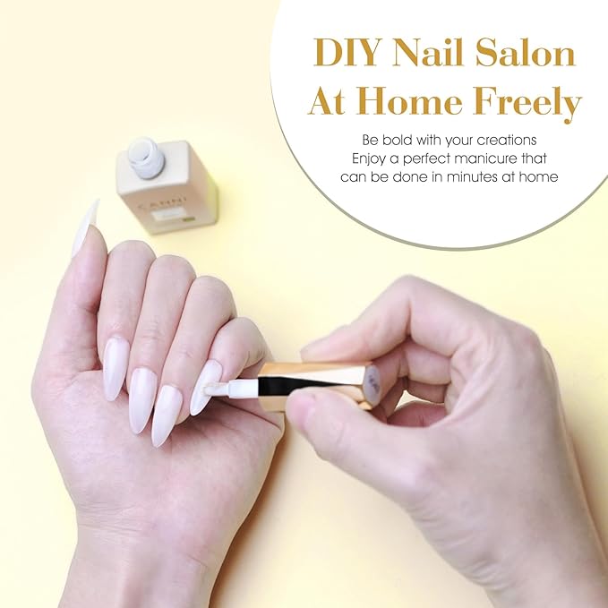 CANNI 9ml Hema-Free Jelly Gel Nail Polish Set- 6Pcs Jelly Nude Pink Neutral Transparent Milky White Colors Kit,Soak Off LED Manicure Kit DIY at Home Salon Gifts for Women Girls