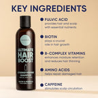 Moerie Ultimate Hair Growth Shampoo – For Longer, Thicker, Fuller Hair - Vegan Friendly Volumizing Hair Products – Paraben & Silicone Free – All Hair Types – Reverse Hair Loss – 8.45 fl oz, Triple Set