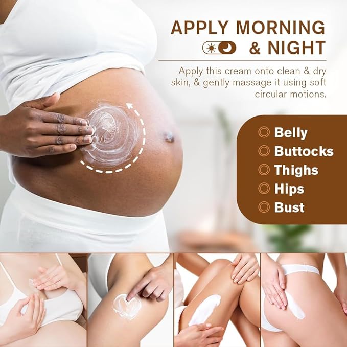 Stretch Mark Oil for Pregnancy & Body Oil for Pregnant Women, Morocco Nut Oil Help for Scars & Stretch Marks Removal & Prevention, Belly Cream for Repair, Firming & Smoothing Fine Lines (1Pack/50ml)