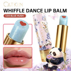 Tinted Lip Balm with Colorful Serum Core, CATKIN Cute 2-in-1 Coral Lip Balm Gloss, Moisturizing with Jojoba Oil Hyaluronic acid, Citrus Tea Flavor, Trendy Lip Care for Women & Girls - C03 Coral
