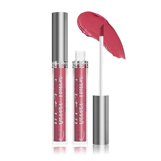 COOL STORY Velvet Lip Stain Mousse, Lip Tint Long-Lasting Waterproof Matte Finish (02)