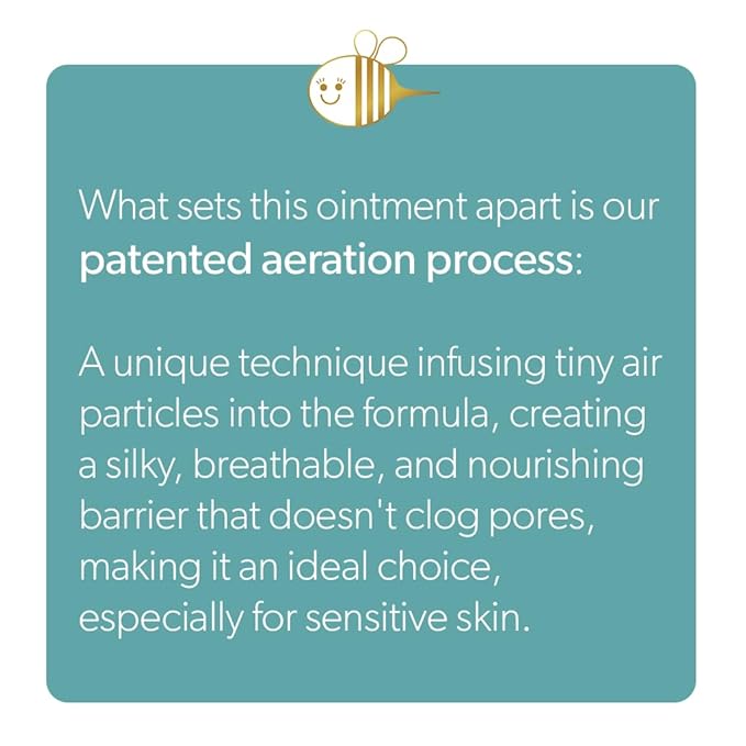 Waxelene Original Aerated Lip Balm Tin, Best Lip Balm Ever Organic Calming Multipurpose Ointment Baby Eczema Dry Sensitive Skin Body Face Moisturizer