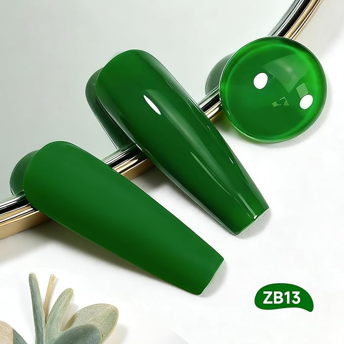 18ml Dark Green Nail Polish Large Volume Quick Dry Nail Polish, Long Lasting Shine, Fingernail Toenail Nail Art DIY Home Travel Nail Art Gift