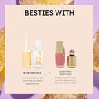 Winky Lux Citrine Glimmer Balm – Nourishing pH Lip Balm with Color Changing Golden Pink Tint, Hydrating Ceramides Soften Lips, Coconut Scent