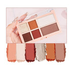 Eyeshadow Palette, Soft Matte & Romantic Shimmer, High Pigment, Smooth Texture, Easy to Blend, No Fallout, Can Be Used, Eyelids, and Nose for a More Radiant, Clear, and Flawless Finish-3#
