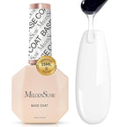 MelodySusie Base Coat Long Lasting Soak Off UV LED Nail Lamp Nail Polish Art Design Manicure Kit Perfect Gifts for Women Girls 1 Pcs 15ml