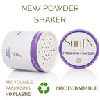 SunFX Post Spray Tan Translucent Finishing Powder | Talc Free | Sunless Tanning Setting Powder | Shimmer | (4.00 Ounce (Pack of 1), Lavender Haze)