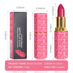 evpct 1Pcs Red Pink Lipstick, Silky Velvet Matte Lipstick Pack Sets for Women, Long Lasting Smudge Proof Lipstick Lip Stain Makeup Kit matte lipstick 24 hours original P04