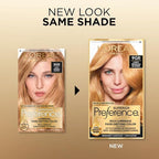 L'Oreal Paris Superior Preference Luminous Fade-Defying Permanent Hair Color, Hair Dye For Up to 9 Weeks of Radiance, Golden Reddish Blonde 9GR, 1 Hair Dye Kit