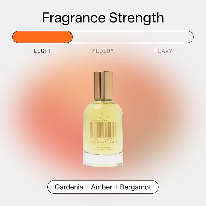 DedCool Eau de Parfum (Red Dakota- 1.7 fl oz) With Notes of Gardenia, Amber, Bergamot, Perfume for Men and Women, Luxury Fragrance, Long Lasting, w/Essential Oils, Non-Toxic,Vegan, Fragrance For All