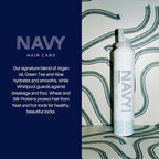 NAVY Hair Care Whirlpool Styling Foam for Curly Hair | Made with Argan Oil and Green Tea for Frizz Control | 6 oz