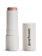 goop Beauty Glow Skin Highlighter Stick | Multi-Use Highlighter with Pearlescent Glow | Amino Acid & Micropearl Blend | Makeup and Skincare | Aura: Champagne Gold | 0.28 oz