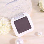 evpct Dark Brandied Plum Matte Single Eye Shadow Palette Makeup for Older Women, Deep Mauve Plum Purple Natural Cream Eyeshadow Palette for Green Eyes, High Pigment Mini Monochrome Eyeshadow