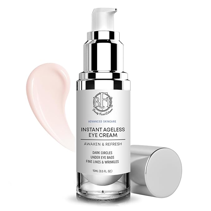 Instant Eye Tightener Cream - Reduces Under Eye Puffiness, Bags, Dark Circles. Lift Technology to Tighten & Firm Sagging Skin Around Eyes. Smooths Away Crow’s Feet, Fine Lines & Wrinkles.