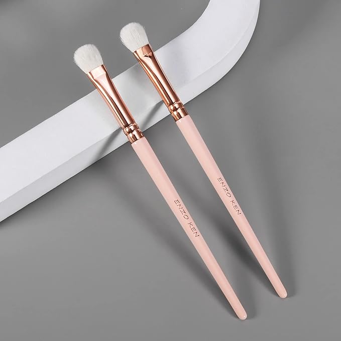 Natural Goat Hair Eyeshadow Brush, Large Smudge Eye Shadow Brush, Shader Eye Shadow Brushes, Single Natural Hair Makeup Brush, Single Eyeshadow Blending Brush.