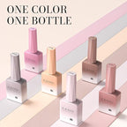 CANNI 6 Colors 9 Ml Jelly Nude Pink Gel Nail Polish Set- Neutral Transparent Pink Colors Sheer Gel Polish Kit, Soak Off LED Nail Gel Manicure Kit DIY at Home Salon Gifts