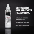 IGK GOOD BEHAVIOR Smoothing Frizz Fighters Set | 4-in-1 Prep Spray + Spirulina Protein Smoothing Spray | Frizz Control + Heat Protectant | Vegan + Cruelty Free