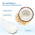 PLANTIFIQUE Facial Sheet Mask Coco Dew 5 Pack – Moisturizing Face Mask with Coconut & Ceramide – Radiant Skin Nourishing Korean Skincare Pack for All Skin Types