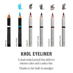 Jillian Dempsey Khol Eyeliner: Clean, Waterproof Eyeliner Pencil with Built-In Smudger for Effortless Blending – Rich Pigment, Cruelty-Free, Deep Burgundy
