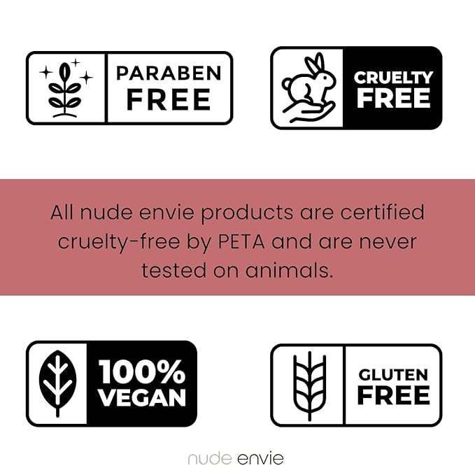 nude envie - Lip Gloss - High-Shine Finish - Moisturizing & Easy Application - Luxury Hydration - Non-Sticky Formula - With Vitamin E & Jojoba Oil - Vegan, Paraben-Free & Cruelty-Free - Fearless