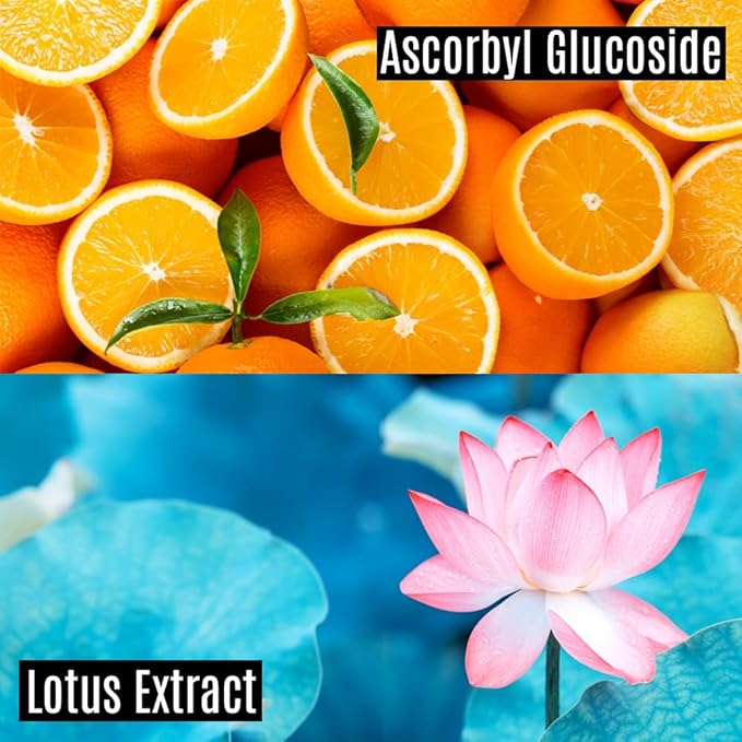 Amino Brightening & Clearing Facial Sheet Mask | Vitamin C, Lotus Extract for Acne Scars, Hyperpigmentation, Dark Spots, Even Skin Tone (5 Sheets)