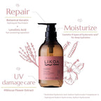 LIKOA, Moist and Chill Hydrating Shampoo, Vegan, Halal, for Damaged and Frizzy Hair, Botanical Hair Care, Oriental Floral Scent, Made in Japan, 500mL, 16.9 Fl oz