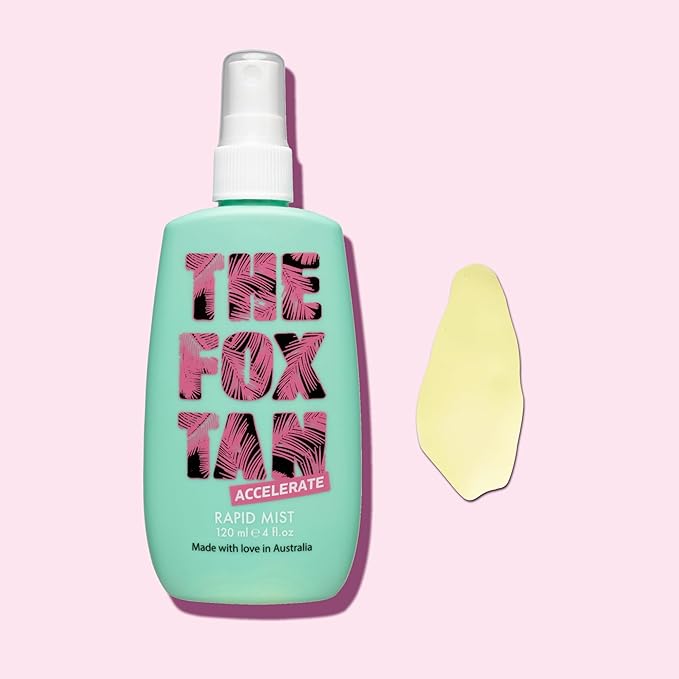The Fox Tan Upsize Me Bundle, For Darker & Faster Tans, Creates Flawless, Long-Lasting Tan Skin, Vegan & Cruelty Free, 120mL + 300mL (2 Products)
