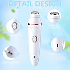 3.0 Facial Hair Removal for Women, Hair Removal for Face,7-in-1 Painless Body Shaver,Rechargeable Hair Removal kit for Facial, Legs,Underarm