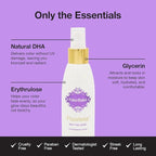 Fake Bake Flawless Self-Tanning Liquid Streak-Free, Long-Lasting Natural Glow For All Skin Tones - Sunless Tanner Includes Professional Mitt For Easy Application, Black Coconut Scent - 6 oz