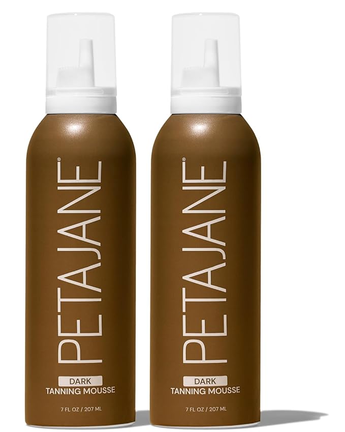 PETAJANE Dark Tanning Mousse, 7 Fl Oz, Pack of 2