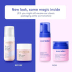 Evereden Kids Happy Face Duo (Cool Peach) - Multi-Vitamin Face Wash & Face Cream Set - Clean & Vegan Skin Care for Kids 3+ - Moisturizing, Nourishing, & Protective Skin Care Set