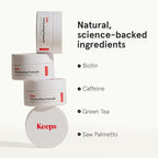 Keeps Matte Thickening Hair Pomade for Men - All-Day Medium Hold Styling Pomade with Natural Ingredients for Visibly Thicker, Fuller Hair - Biotin, Caffeine, Green Tea & Saw Palmetto