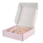 MEEDEE 100 Pack Peach Hair Ties For Women No Crease Soft Elastic Ribbon No Damage Peach Hair Ties Knotted Ouchless Hair Ribbon Yoga Hair Ribbons Elastic Bracelets