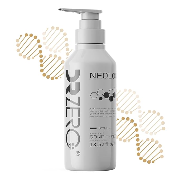 DR ZERO NEOLOGY Hair Growth Conditioner for Women, 13.5 oz, Volumizing Thickening & Anti Hair Loss Regrowth Treatment, Clinically Tested for Hair Thinning with Redensyl, Japanese Hair Care Products