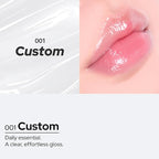 Unframed Hydro Blow Tint – 001 Custom | Hydrating Gloss Lip Tint | 0.3 fl oz / 9 g | Korean Beauty Holiday Stocking Stuffer