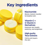 CKD Triple Blemish Under Eye Gel Patch 60 Counts - Hydrogel Spot Treatment, Gentle Formula for Blemish Improvement, Even Tone and Minimize Puffiness with 99% Pure Vitamin C and Teca.