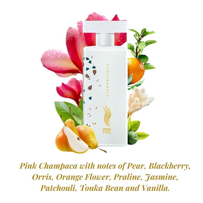 Luxe Perfumes by Amitabh Bachchan | Flamboyance White Long Lasting Perfume For Men & Women | Cologne - Floral Sweet Fragrance | Birthday - Gifts | Everyday Essentials | 100Ml