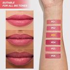 Coral Orange Red Matte Lipstick Crayon for Women, Long Lasting Waterproof Velvet Lip Liner Pencil, High Pigment Creamy Lipstick, Longwear Non-Drying Lip Makeup Cruelty-free 24 Hours, 03#