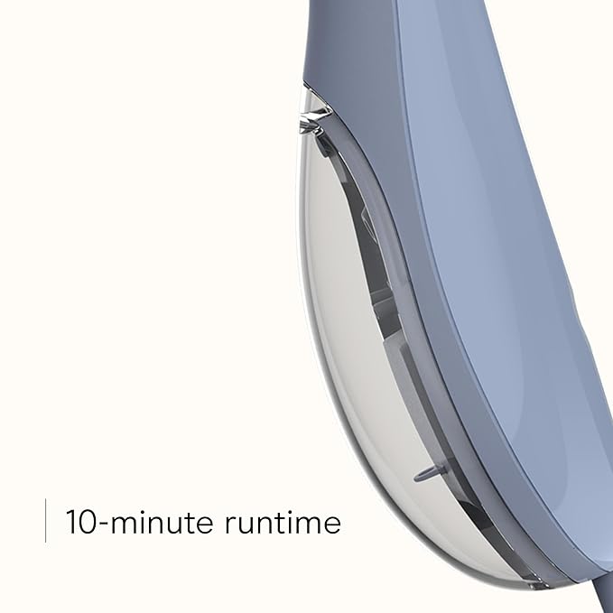 Infiniti PRO CONAIR Steam Therapy Hair Steamer, Portable Hair Steamer with 7" Diffuser Attachment, 30-Second Heat-Up, Penetrating Steam Helps Detangle, Reshape, and Volumize Curls, Blue