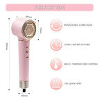 5 in 1 Hot Air Styler, Hair Dryer Brush for Fast Drying, Curling, Volumizing & Straightening, Frizz-Free & No Heat Damage for Smooth Hair & Waves, Ideal High Speed Blow Dryer for Home & Travel Use