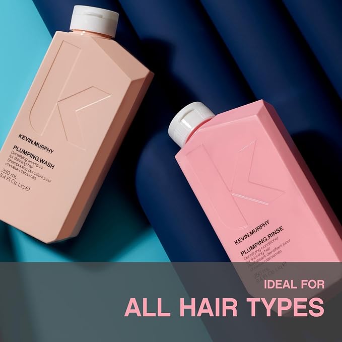KEVIN.MURPHY PLUMPING.RINSE - Thickening Hair Conditioner - For Fine, Thin & Aging Hair - Hydrating Conditioner - For Shine, Volume & Texture - With Bamboo Extract & Shea Butter - 250 mL / 8.4 fl oz