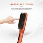 MEGAWISE Hair Straightener Brush Series (Vibrant Orange)