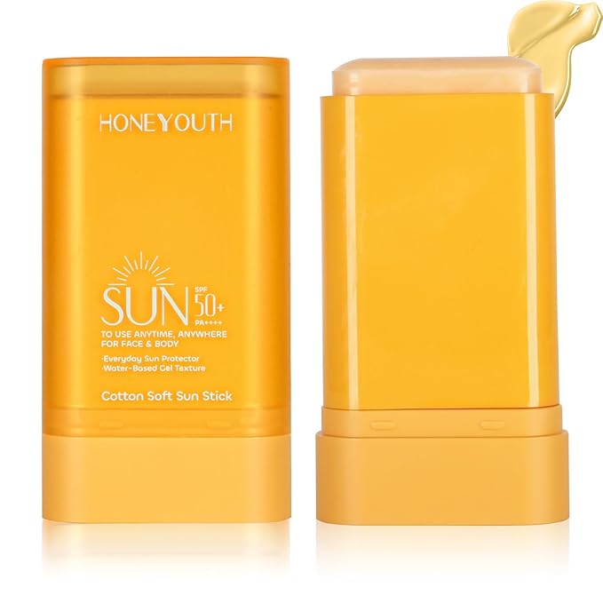 Sunscreen Stick for Face SPF50+ PA++++, No White Cast & Non-Sticky Sunblock for Body, All Skin Types Water-Resistant 0.56oz, No Eye Irritation, Outdoor & Daily Use