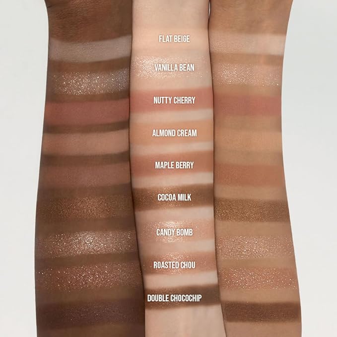 dasique Shadow Palette #01 Sugar Brownie I Cruelty-Free I 9 Blendable Shades in Smooth Matte and Shimmer Finishes with Gorgeous Pearls