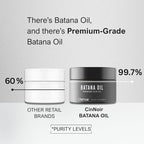 Dr Sebi Batana Oil for Hair Growth - 100% Raw Batana Oil, Organic & Natural, Cold-Pressed Sourced from Honduras, For Thicker & Stronger Hair, 4.23 oz for Men and Women
