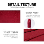 evpct 1Pcs Sexy Red Matte Liquid Lipstick Lip Gloss Glossy Set for Black Women 24 Hour Silky Velvet Lipstick labiales matte larga duracion mate 24 horas originales 11#