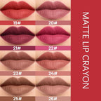 evpct Fairest Nude Brown Lip Liner Crayon Pencils Set for Women, Matte Lip Stick Crayon Long Lasting, Lips Pencil Liner and Lipstick set, Lipliner Pencil 24 Hours Long Wear Lipstick Built-in Sharpener